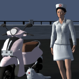 [Wanita] Set Nurse + Filona